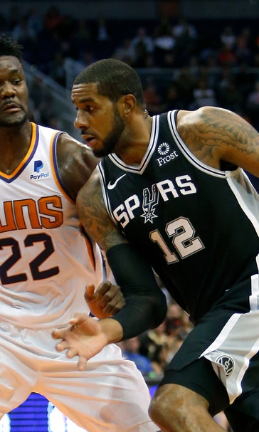 DeRozan, Aldridge help Spurs blow out Suns 120-90